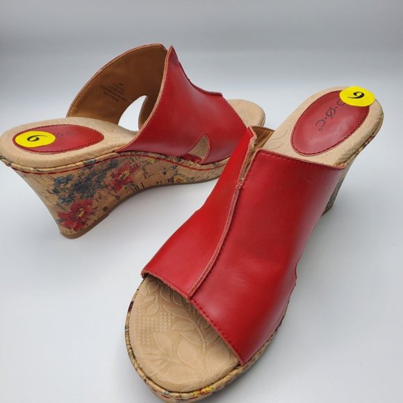 BOC pink/red wedge Size 9